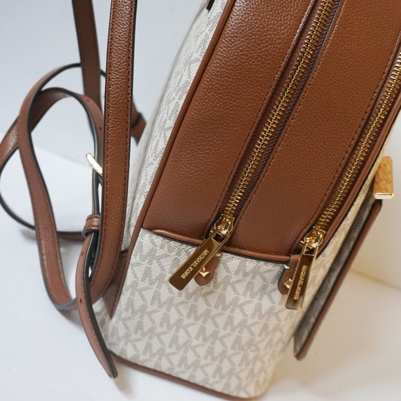 Michael Kors Adina Medium Backpack MK Vanilla - Picture 11 of 11